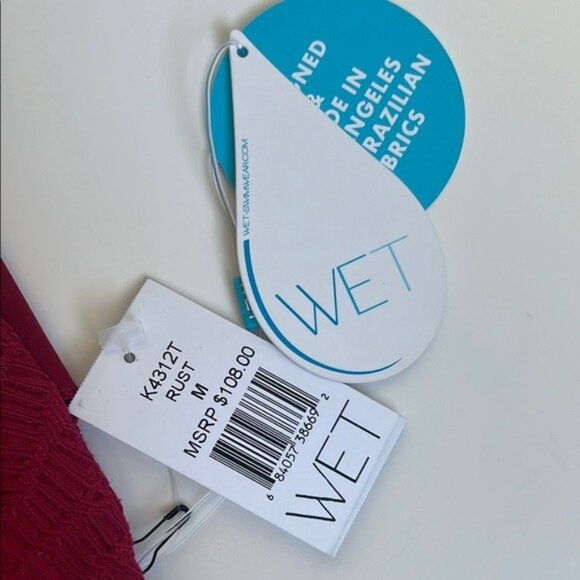 NWT WET SWIMWEAR Copacabana Celine Bikini Top - M - Picture 4 of 6